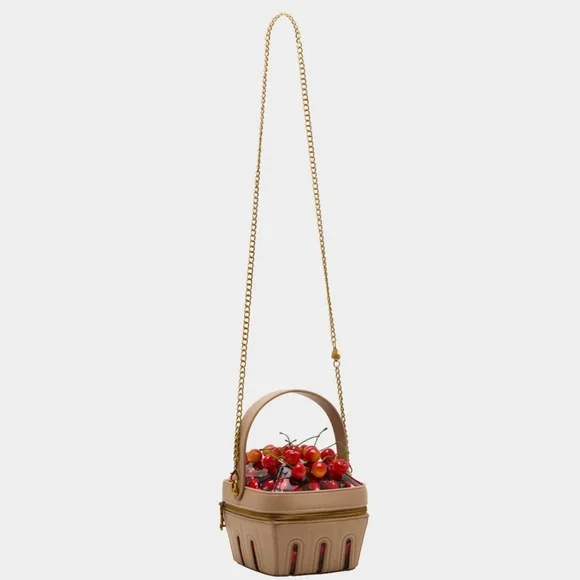 BETSEY JOHNSON KITSCH MON CHERRY RED MINI BAG - NWT - Picture 6 of 7
